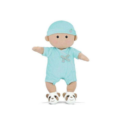 Apple Park Organic Baby Doll - Mint - Hello Charlie