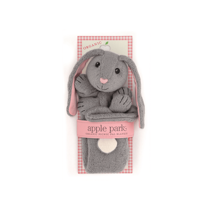 Apple Park Organic Blankie - Bunny - Hello Charlie