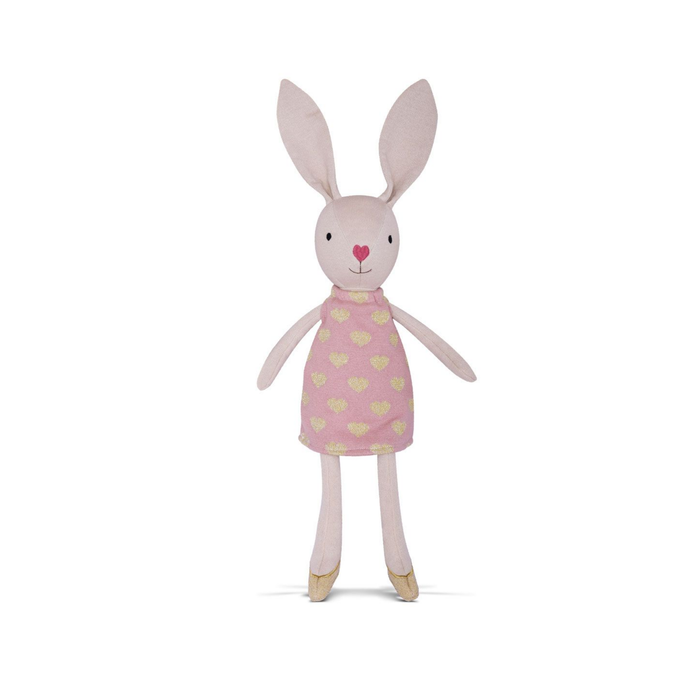 Apple Park Organic Knit Bunny Pals - Luella Bunny--Hello-Charlie