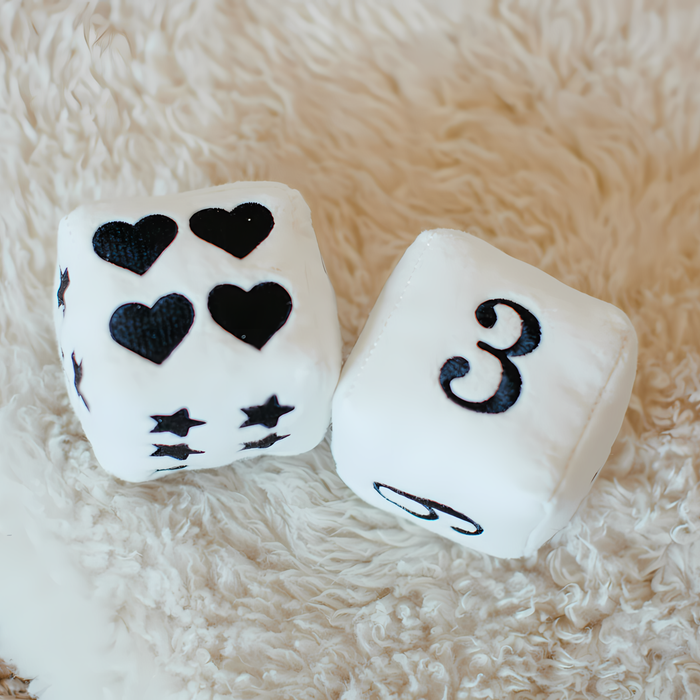 Apple Park Organic Soft Dice Set--Hello-Charlie