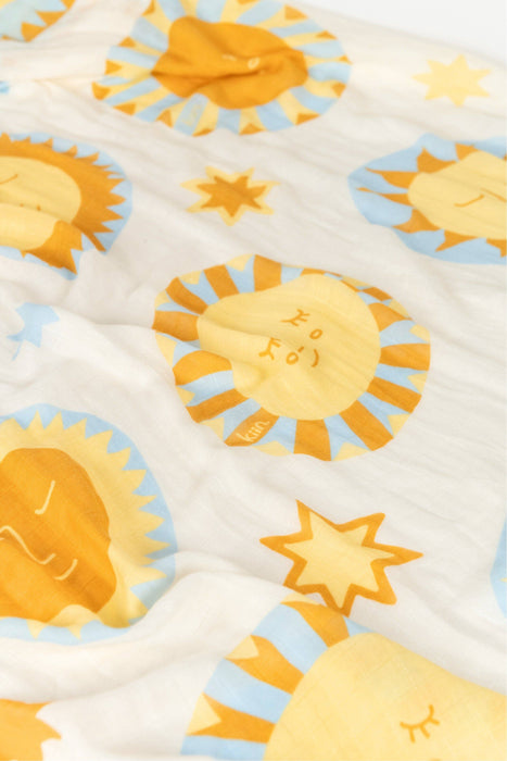 Organic Muslin Swaddle - Sunny Day (Limited Edition): Sunny Day