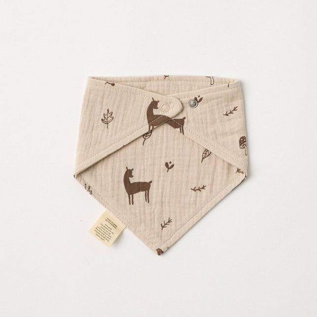 Organic Muslin Bib Woodlands