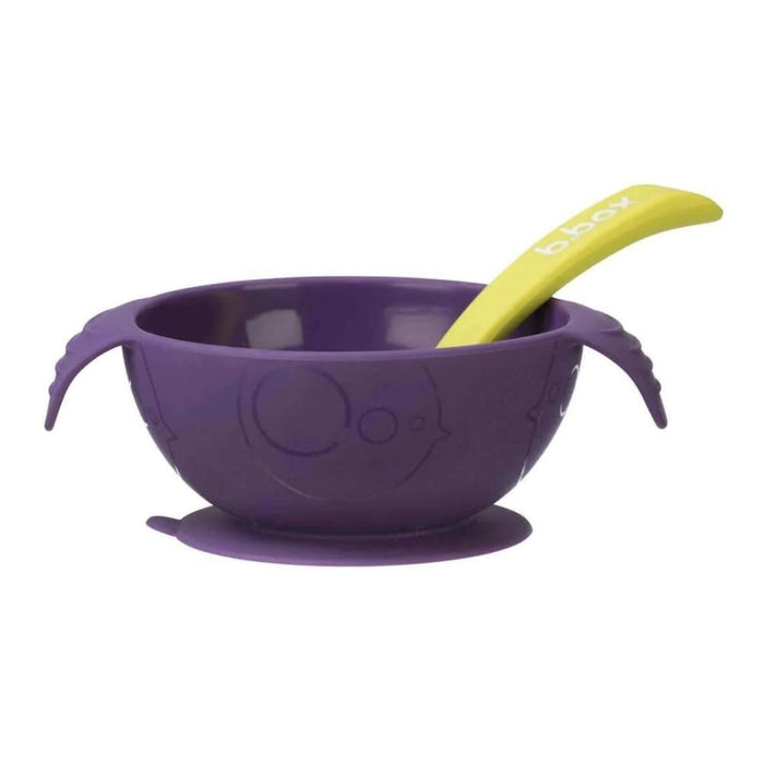 b.box Feeding Set - Silicone Bowl + Spoon-Passion Splash-Hello-Charlie