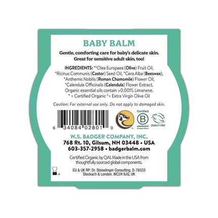 Badger Baby Balm-Badger Balm-Hello Charlie