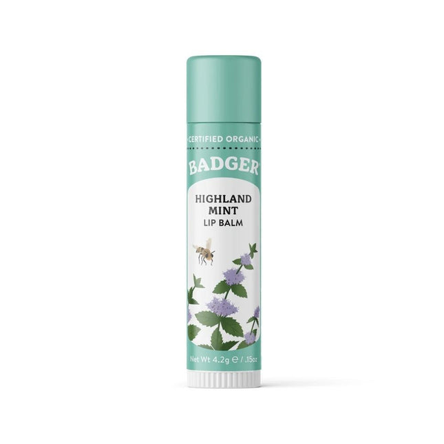 Badger Balm Natural & Organic Lip Balm - Highland Mint-Badger Balm-Hello Charlie