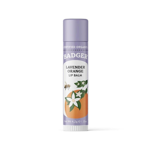 Badger Balm Natural & Organic Lip Balm - Lavender Orange - Hello Charlie