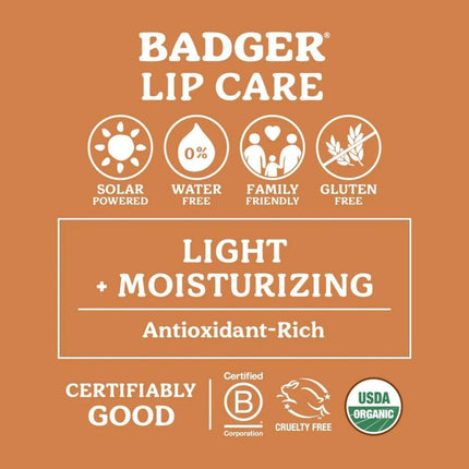 Badger Balm Natural & Organic Lip Balm - Pink Grapefruit-Badger Balm-Hello Charlie