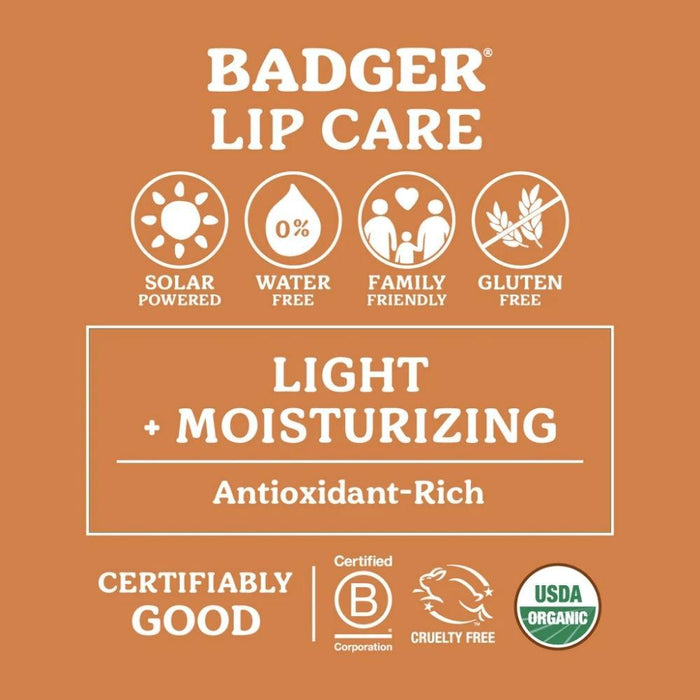 Badger Balm Natural & Organic Lip Balm - Tangerine Breeze--Hello-Charlie
