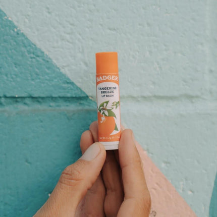 Badger Balm Natural & Organic Lip Balm - Tangerine Breeze-Badger Balm-Hello Charlie