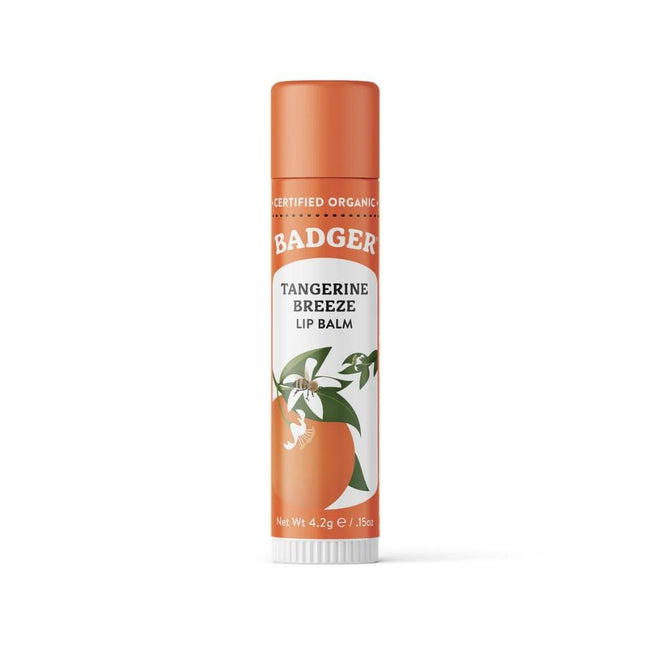 Badger Balm Natural & Organic Lip Balm - Tangerine Breeze-Badger Balm-Hello Charlie