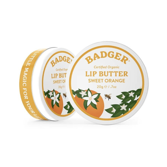 Badger Balm Organic Lip Butter Tin - Sweet Orange--Hello-Charlie