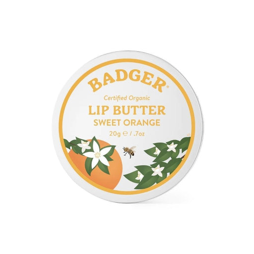 Badger Balm Organic Lip Butter Tin - Sweet Orange - Hello Charlie