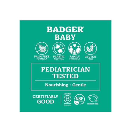 Badger Foaming Baby Body Wash & Shampoo - Calming Chamomile-Badger Balm-Hello Charlie