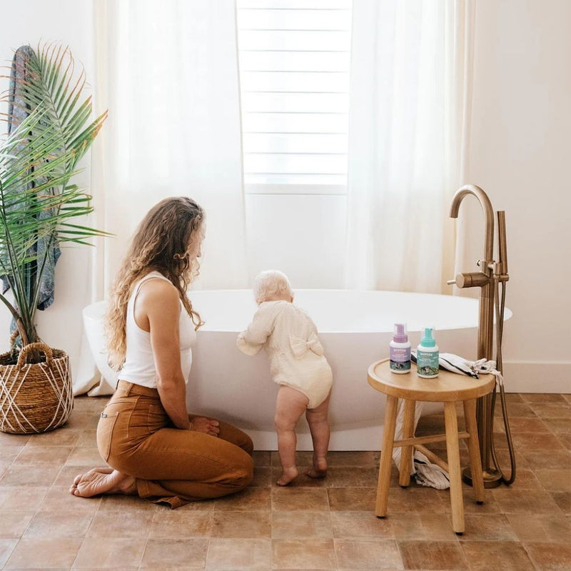Badger Foaming Baby Body Wash & Shampoo - Night-Night Lavender-Badger Balm-Hello Charlie