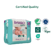 Bambo Nature Eco Nappies Premature Size 0 - Bulk-Bambo Nature-Hello Charlie