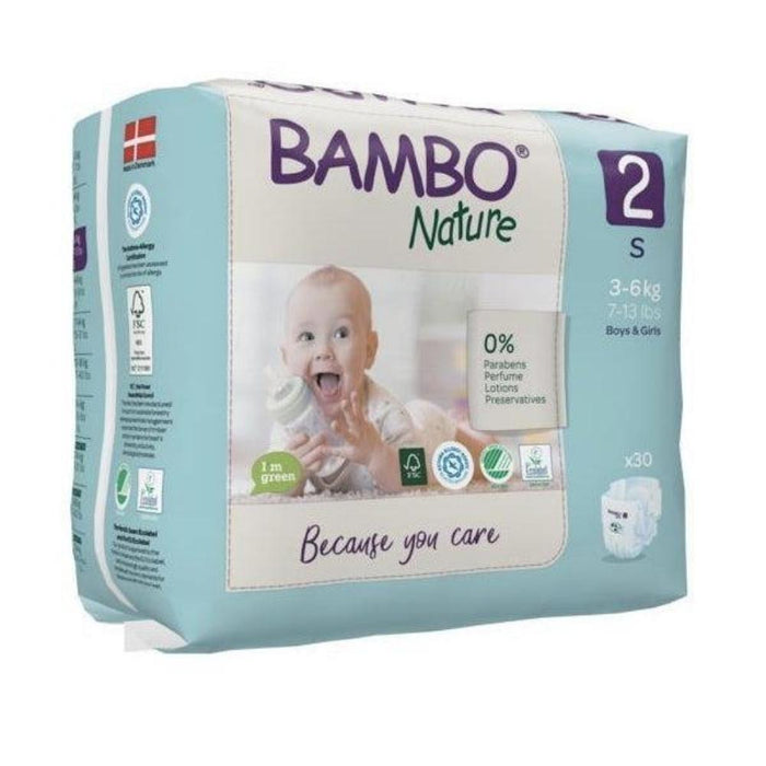 Bambo Nature Eco Nappies Size 2 S - Bulk--Hello-Charlie