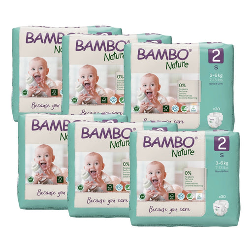 Bambo Nature Eco Nappies Size 2 S - Bulk--Hello-Charlie