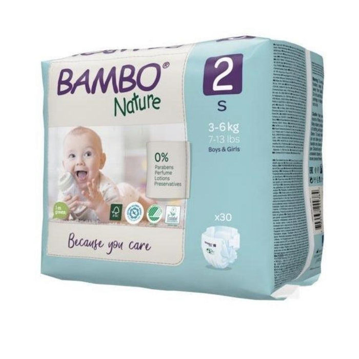 Bambo Nature Eco Nappies Size 2 S - Pack - Hello Charlie