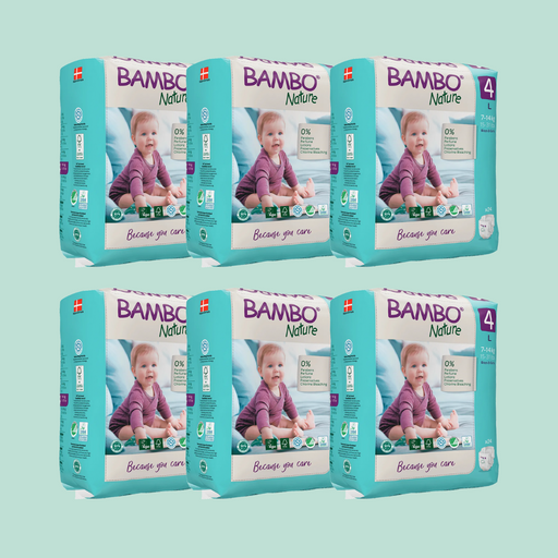 Bambo Nature Eco Nappies Size 4 L - Pack - Hello Charlie