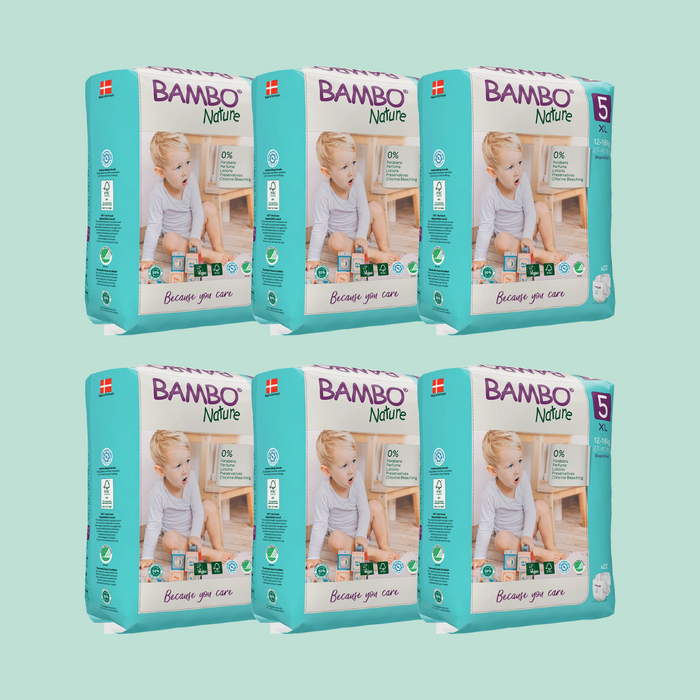 Bambo Nature Eco Nappies Size 5 XL - Bulk