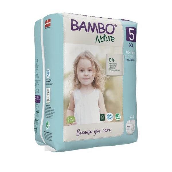 Bambo Nature Eco Nappies Size 5 XL - Bulk--Hello-Charlie