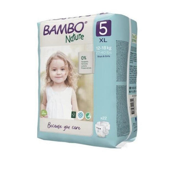 Bambo Nature Eco Nappies Size 5 XL - Bulk--Hello-Charlie