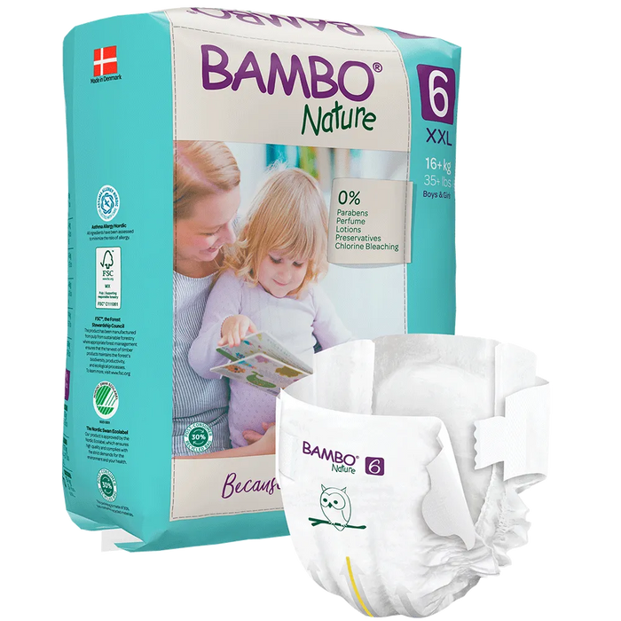 Bambo Nature Eco Nappies Size 6 XXL - Bulk