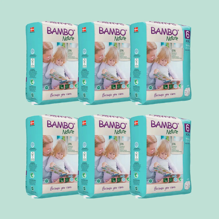 Bambo Nature Eco Nappies Size 6 XXL - Bulk