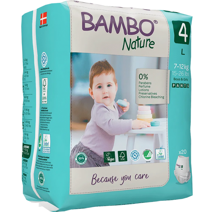 Bambo Nature Eco Training Pants Size 4 L - Bulk - Hello Charlie