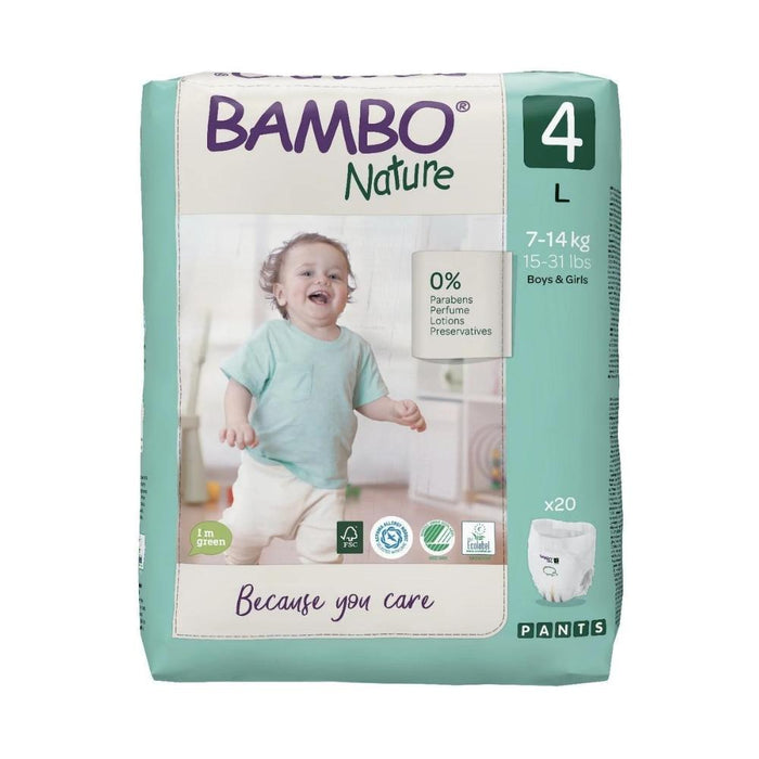 Bambo Nature Eco Training Pants Size 4 L - Bulk - Hello Charlie