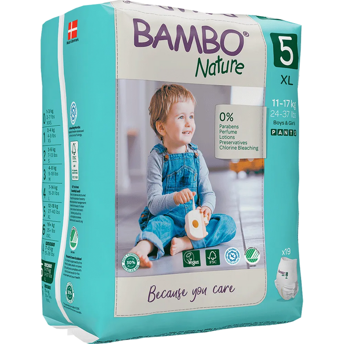 Bambo Nature Eco Training Pants Size 5 XL - Pack - Hello Charlie