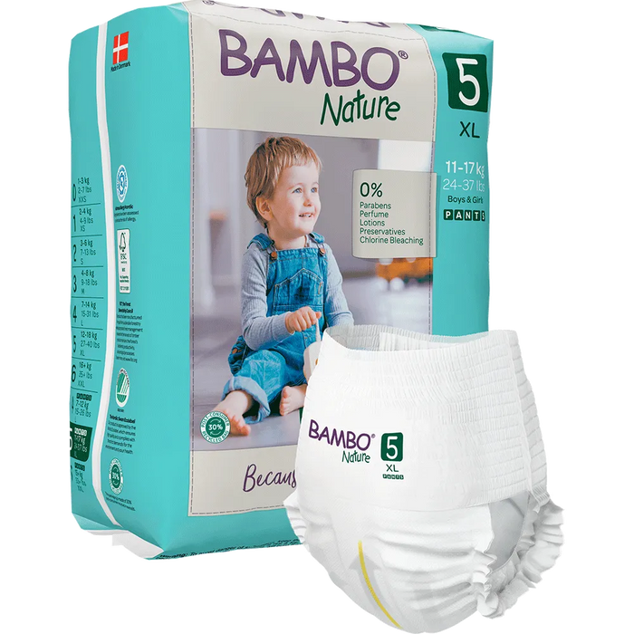 Bambo Nature Eco Training Pants Size 5 XL - Pack - Hello Charlie