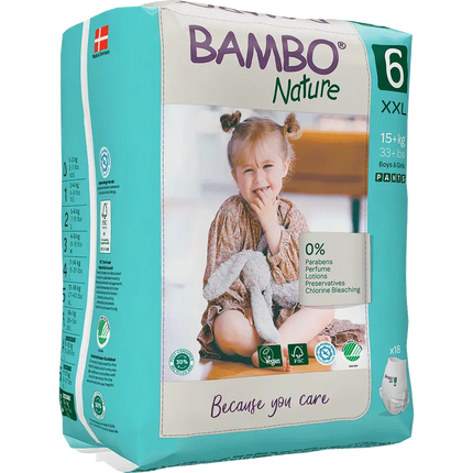 Bambo Nature Eco Training Pants Size 6 XXL - Pack-Bambo Nature-Hello Charlie