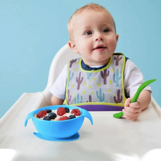 b.box Feeding Set - Silicone Bowl + Spoon - Hello Charlie