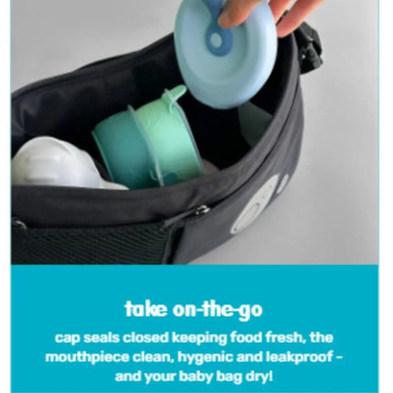 b.box Fill & Feed - Reusable Food Pouch-b.box-Lullaby Blue-Hello Charlie