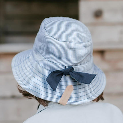 Bedhead Explorer Reversible Infant & Kids Classic Bucket Sun Hat - Charlie / Indigo-Bedhead Hats-Medium-Hello Charlie