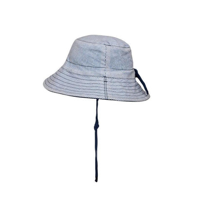 Bedhead Explorer Reversible Infant & Kids Classic Bucket Sun Hat - Charlie / Indigo-Bedhead Hats-Medium-Hello Charlie