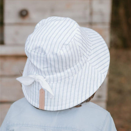 Bedhead Explorer Reversible Infant & Kids Classic Bucket Sun Hat - Finley / Blanc-Bedhead Hats-Small-Hello Charlie