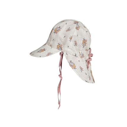 Bedhead Lounger Reversible Infant Flap Hat - Primrose / Rosa-Bedhead Hats-Hello Charlie