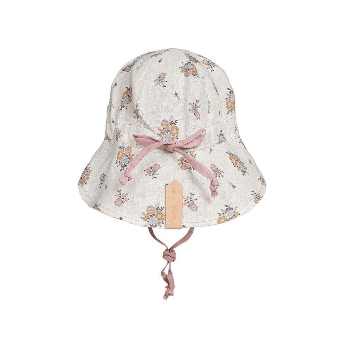 Bedhead Lounger Reversible Infant Flap Hat - Primrose / Rosa - Hello Charlie