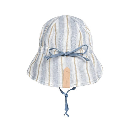 Bedhead Lounger Reversible Infant Flap Hat - Spencer / Steele-Bedhead Hats-Hello Charlie