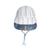 Bedhead Lounger Reversible Infant Flap Hat - Spencer / Steele - Hello Charlie