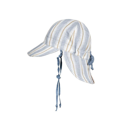 Bedhead Lounger Reversible Infant Flap Hat - Spencer / Steele-Bedhead Hats-Hello Charlie