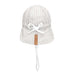 Bedhead Reversible Baby Flap Hat - Finley / Blanc - Hello Charlie