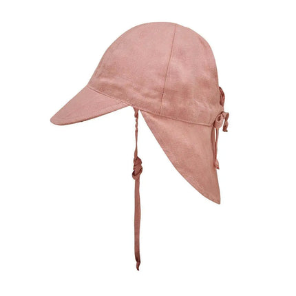 Bedhead Reversible Baby Flap Hat - Harlow / Rosa-Bedhead Hats-XXS-Hello Charlie