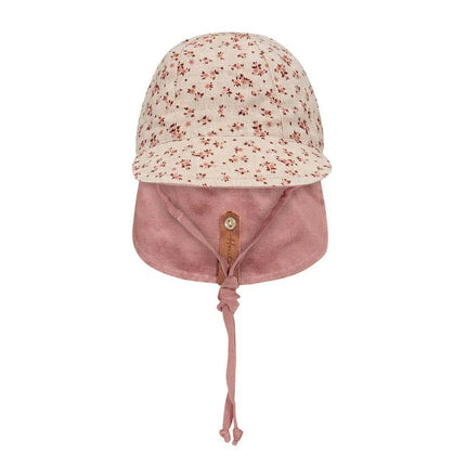 Bedhead Reversible Baby Flap Hat - Harlow / Rosa-Bedhead Hats-XXS-Hello Charlie