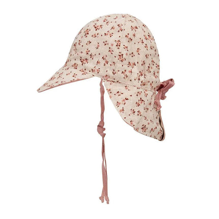 Bedhead Reversible Baby Flap Hat - Harlow / Rosa-Bedhead Hats-XXS-Hello Charlie