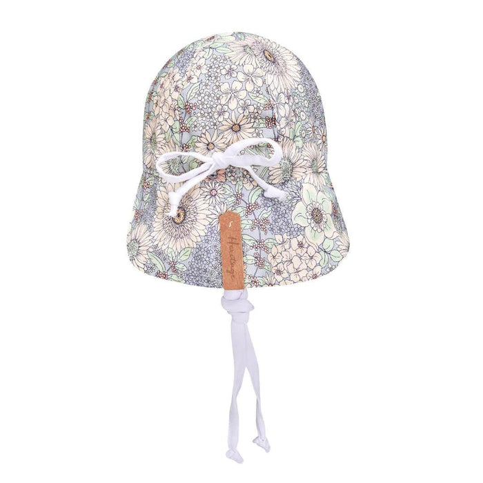 Bedhead Reversible Baby Flap Hat - Prairie / Blanc - Hello Charlie