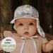 Bedhead Reversible Baby Flap Hat - Prairie / Blanc - Hello Charlie