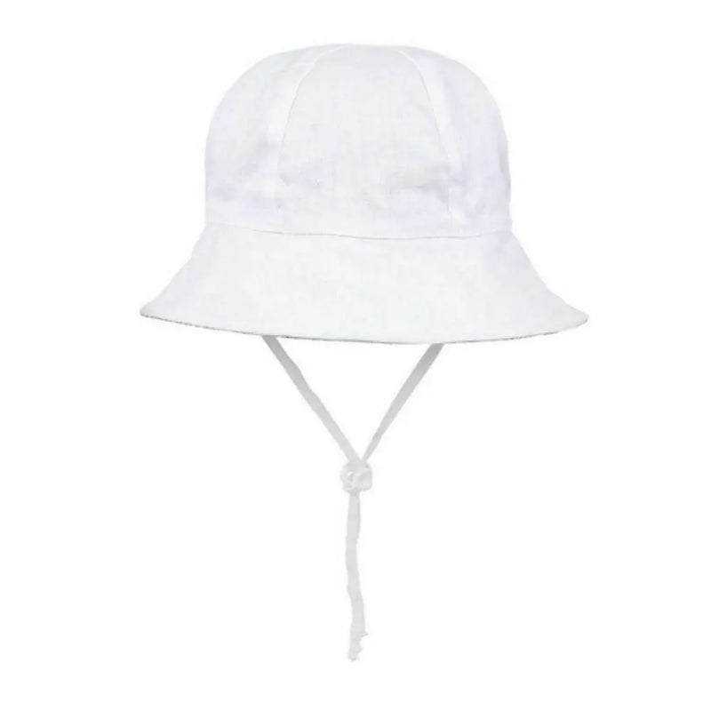 Bedhead Reversible Infant Panel Bucket Hat - Winnie / Blanc-Bedhead Hats-Small-Hello Charlie